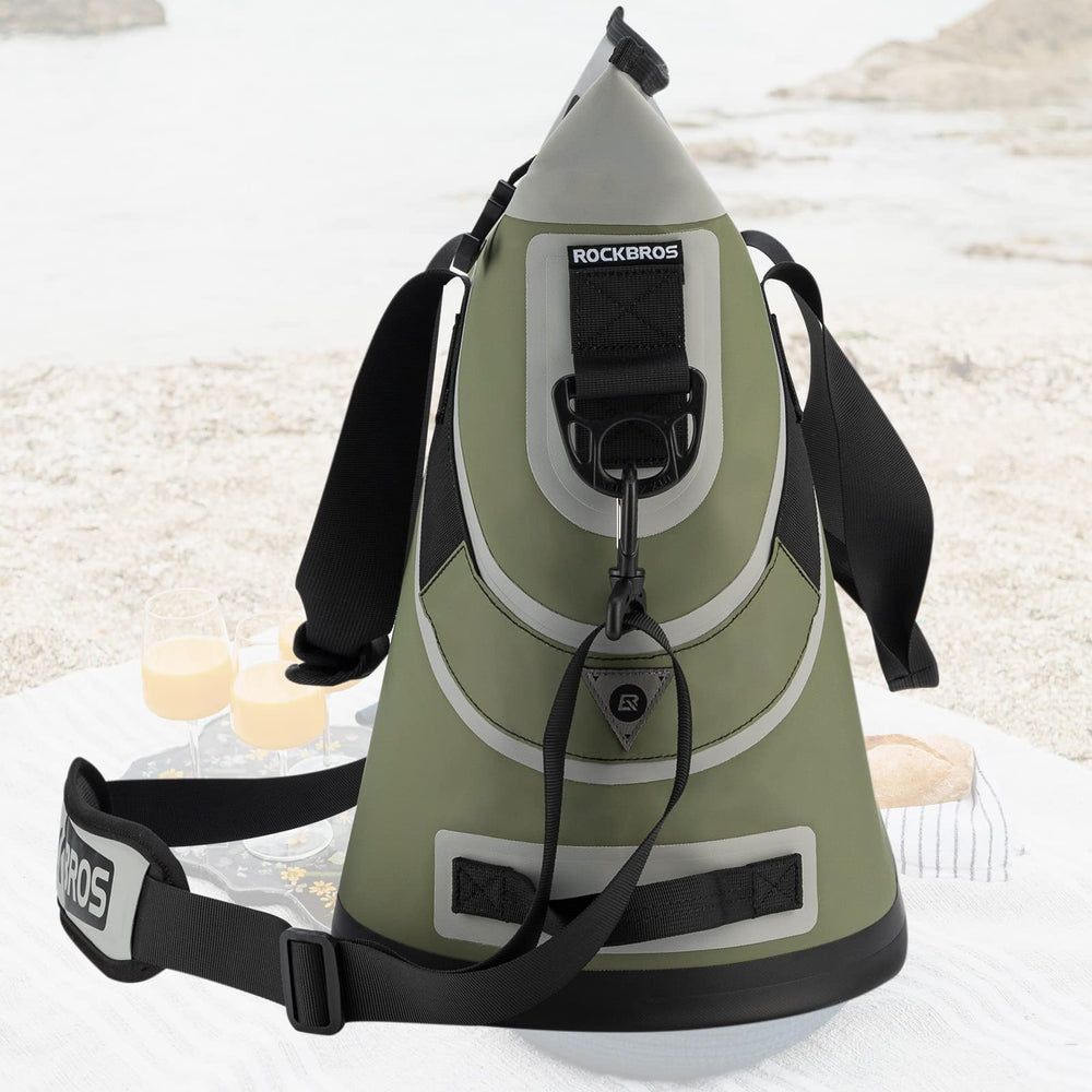 ROCKBROS insulated design keeps beverages cold during camping, fishing, or road trips.
