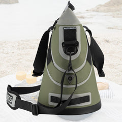 ROCKBROS insulated design keeps beverages cold during camping, fishing, or road trips.
