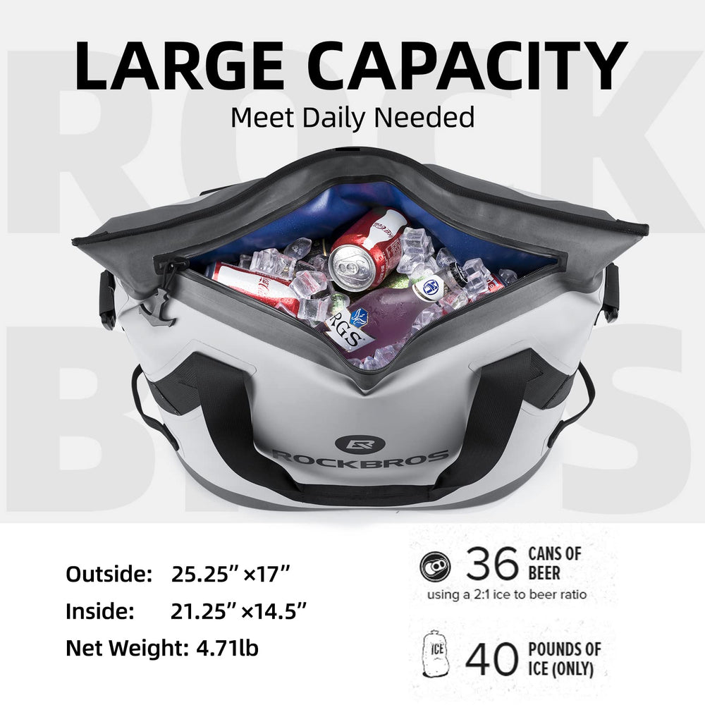 ROCKBROS outer waterproof nylon shows durability against splashes and rain
