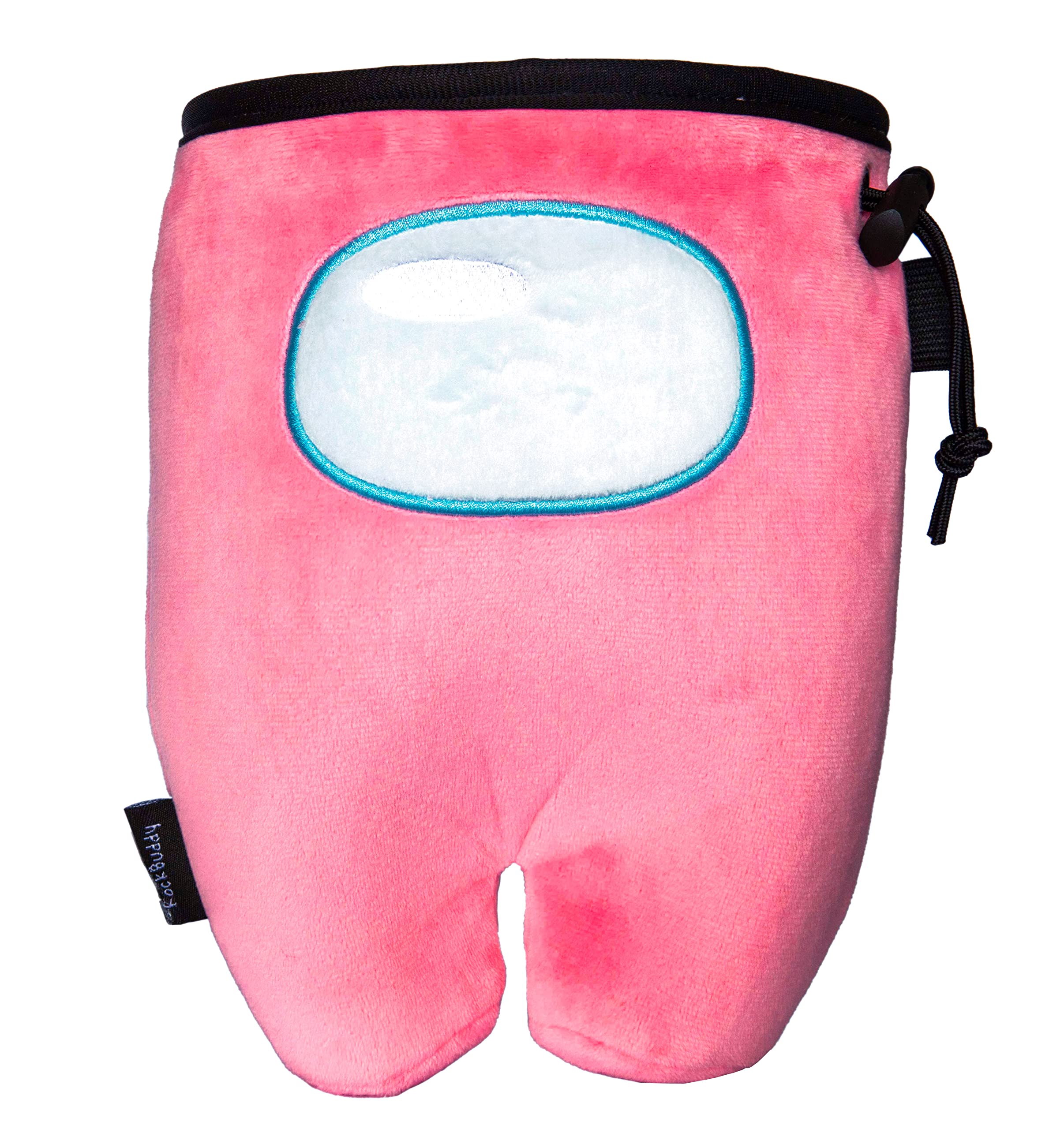 Rockbuddy chalk bag close-up shows premium materials and a zip pocket for small items.