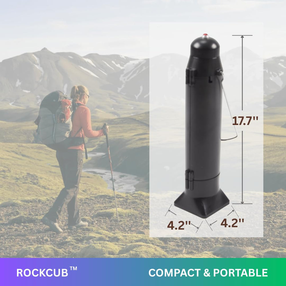 Rockcub Solar Kettle compact and lightweight for easy carry.