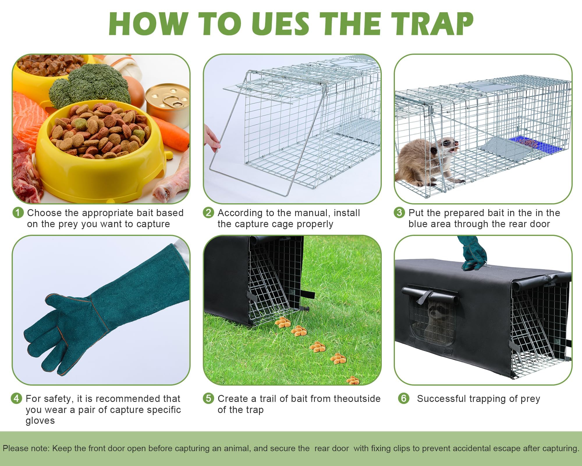 Rockever-quiet-isolation-trap-cover reduces external noise during capture scenarios.