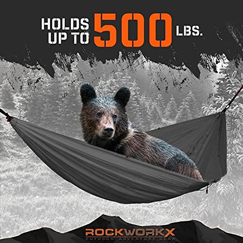 ROCKWORKX sun shade hammock reduces glare while staying lightweight