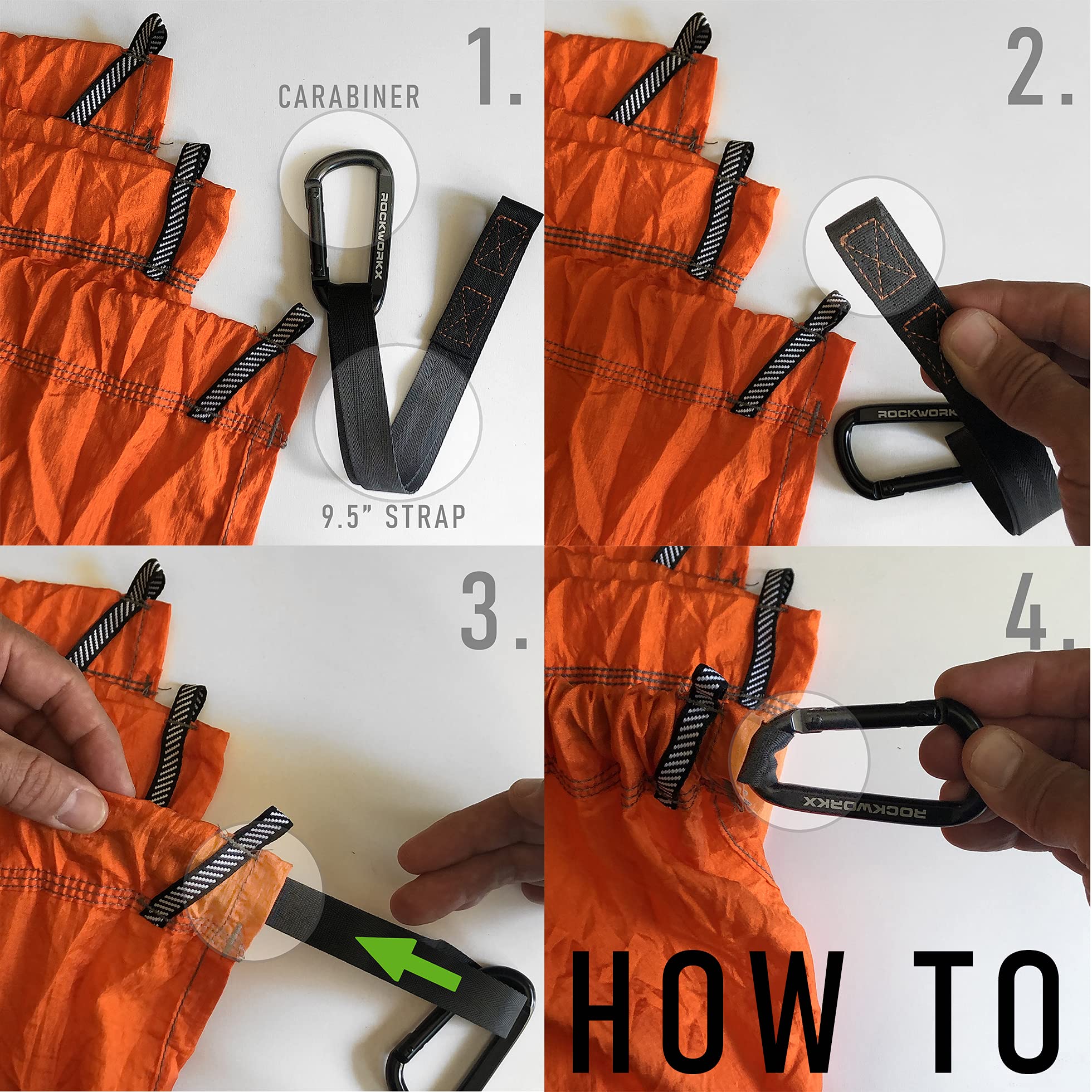 ROCKWORKX tent cover use case transforming hammock into lightweight shelter