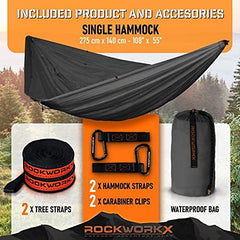 ROCKWORKX tent cover function adapts as shelter at campsites