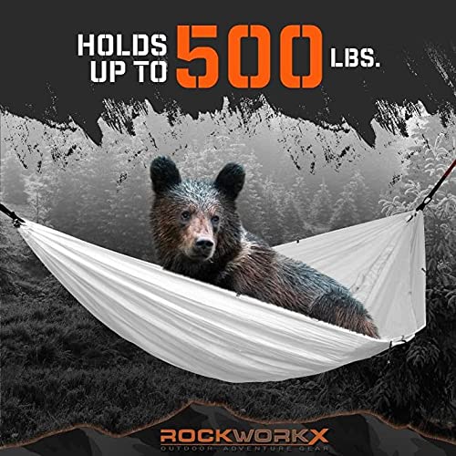 ROCKWORKX tree straps used as adjustable anchors for versatile setup