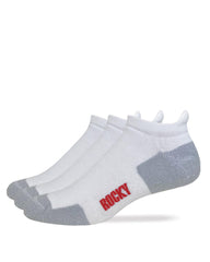 Rocky men's cotton full-cushion socks front view for all-day comfort.