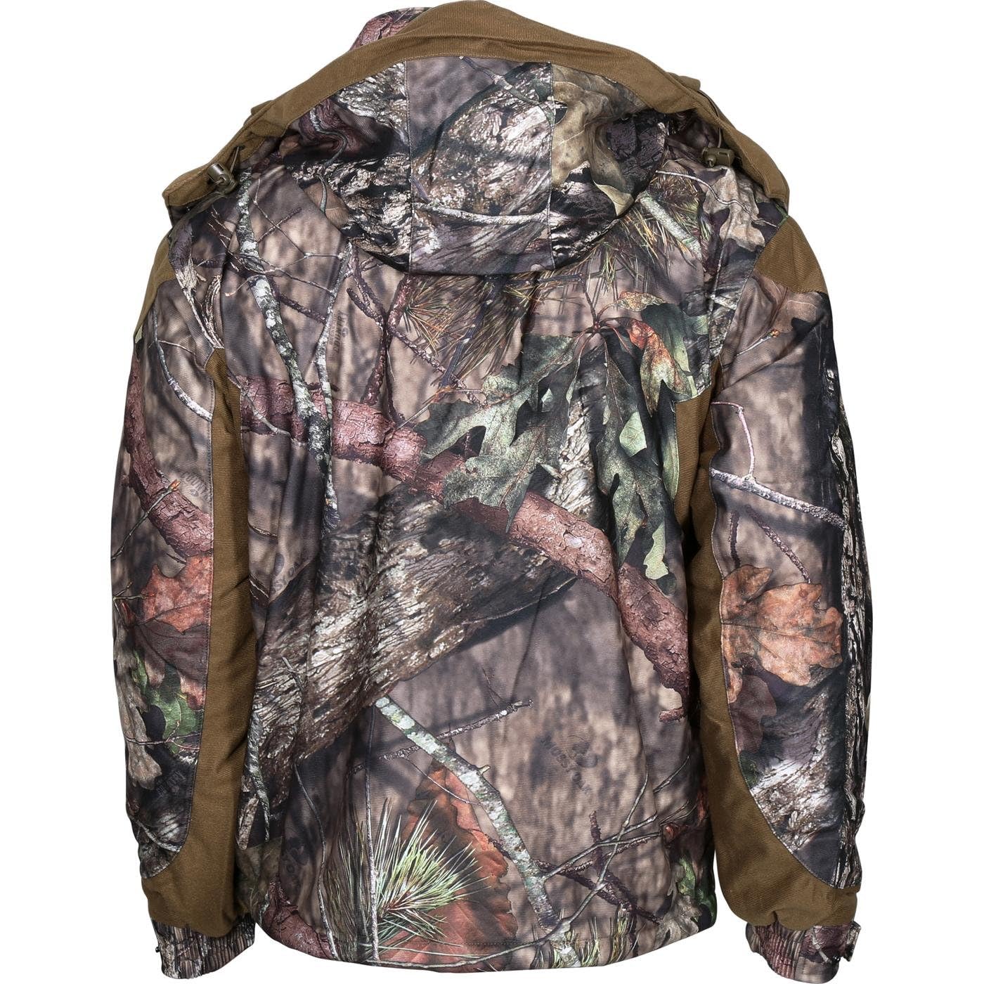 ROCKY ProHunter insulated parka front view showing rugged warmth and camo stealth