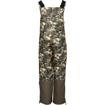 Rocky ProHunter bibs Venator camo rear view demonstrates rugged protection