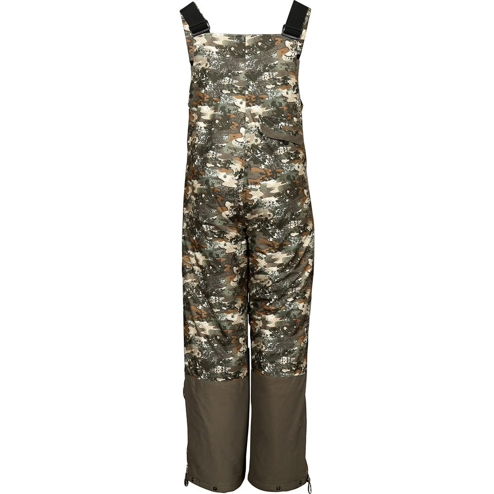 Rocky ProHunter bibs Venator camo rear view demonstrates rugged protection