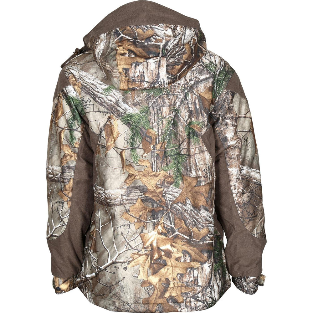 Rocky ProHunter parka hood and pockets demonstrating adjustability and storage