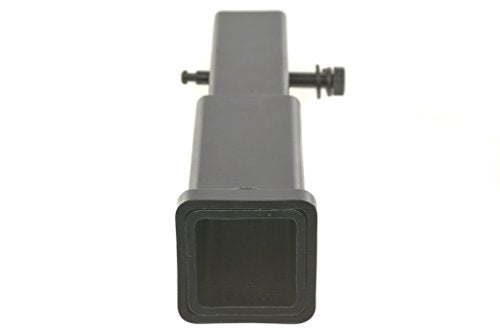 RockyMounts 8-in hitch extension with lock pin securing the rack.