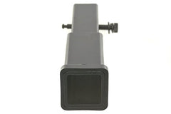 RockyMounts 8-in hitch extension with lock pin securing the rack.
