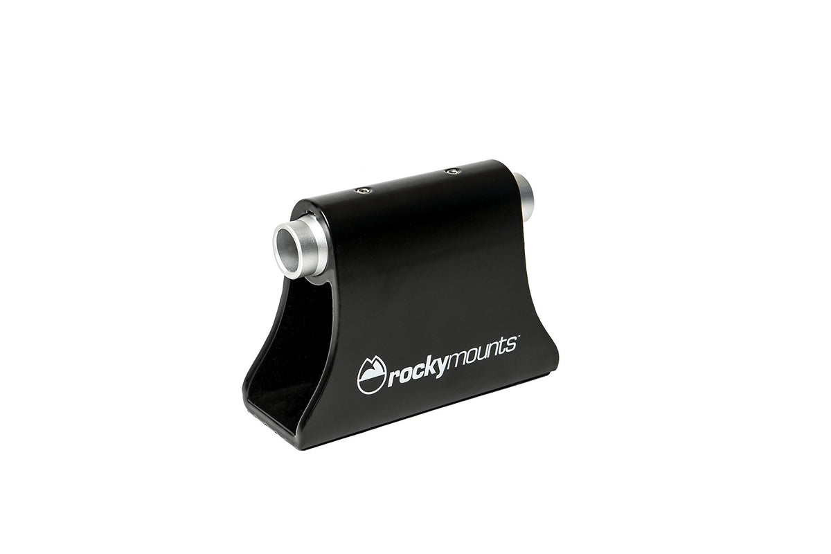 RockyMounts HotRod front view showing rugged bolt-down stability for thru-axle forks