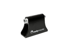 RockyMounts HotRod in use secures a thru-axle bike with adapters