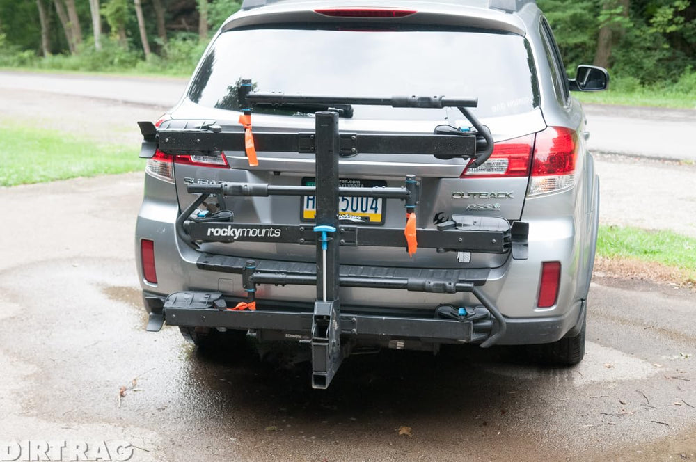 RockyMounts MonoRail Add-On expands capacity to three bikes with the MonoRail