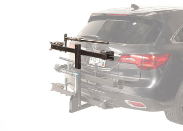 RockyMounts MonoRail Add-On secures the front wheel with no frame contact