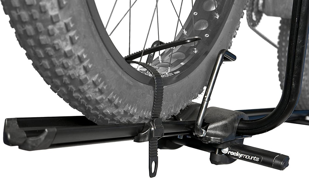 RockyMounts Tomahawk mounted on a vehicle during travel.