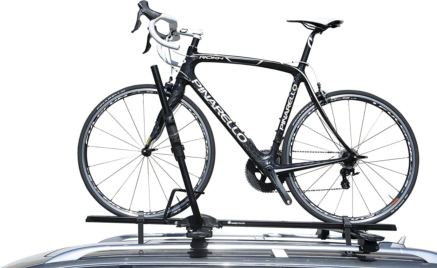 RockyMounts Tomahawk easy to use wheel straps for quick loading.