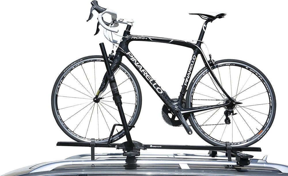 RockyMounts Tomahawk easy to use wheel straps for quick loading.