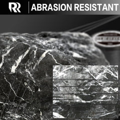 ROCRETA Geode braid abrasion test—SR-TP resin coating boosts wear resistance.