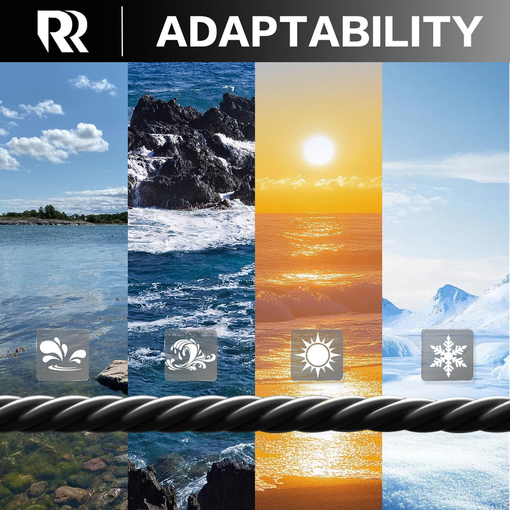 ROCRETA Geode braid freshwater and saltwater ready—AIRS adaptive technology.