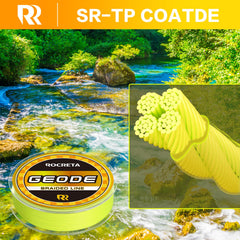 ROCRETA Geode line on rod during cast with heightened sensitivity