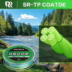 ROCRETA Geode 20lb test line ready for tough tugs and strong hookups.