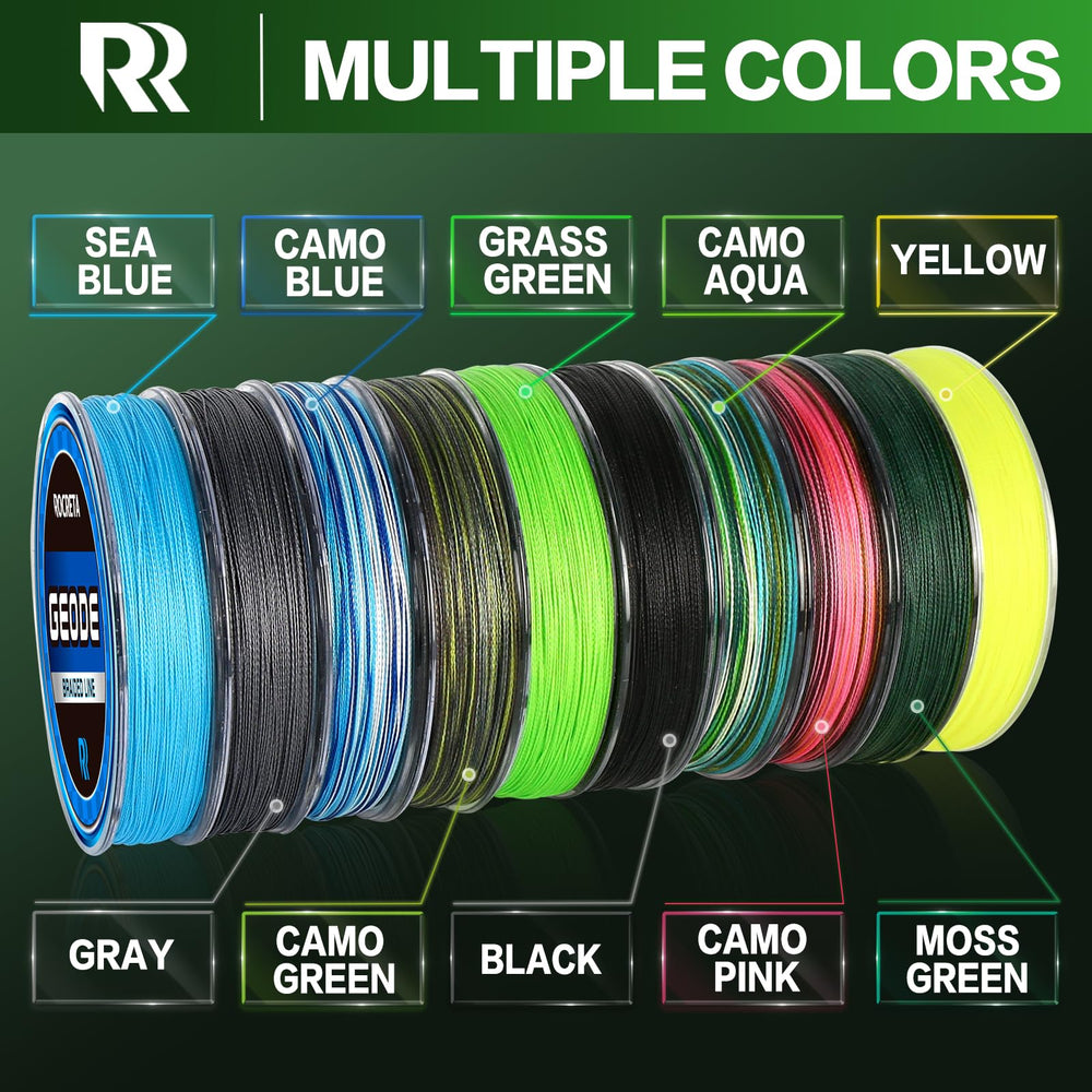 ROCRETA Geode braid adapts to water, suitable for fresh and saltwater use.