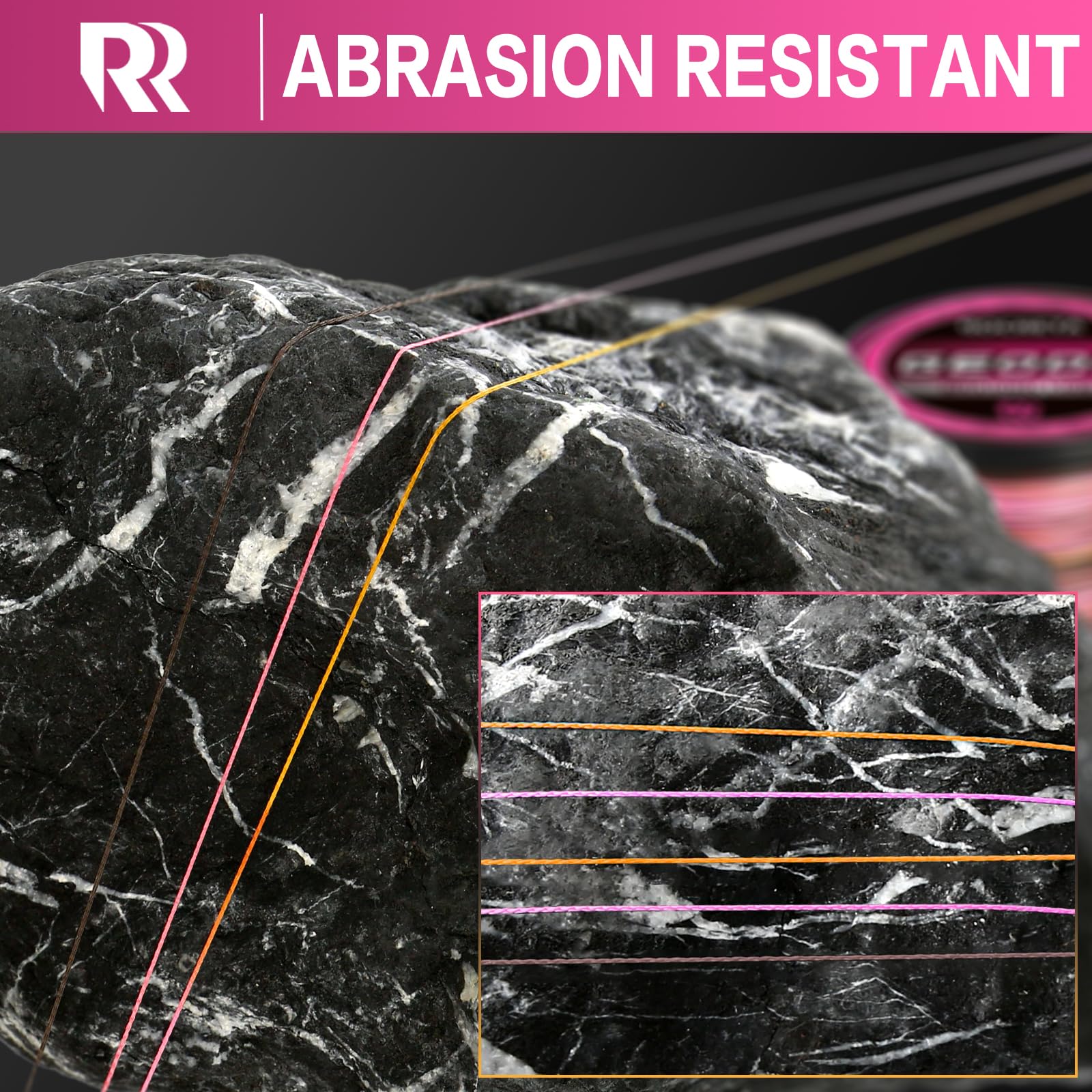 ROCRETA Geode line in water tension demonstrates quick bite detection during casting