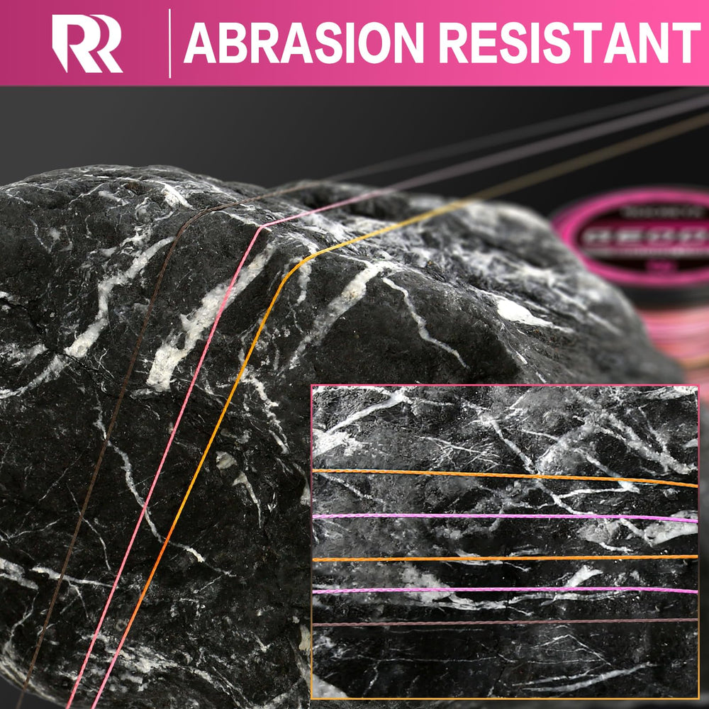 ROCRETA Geode line in water tension demonstrates quick bite detection during casting
