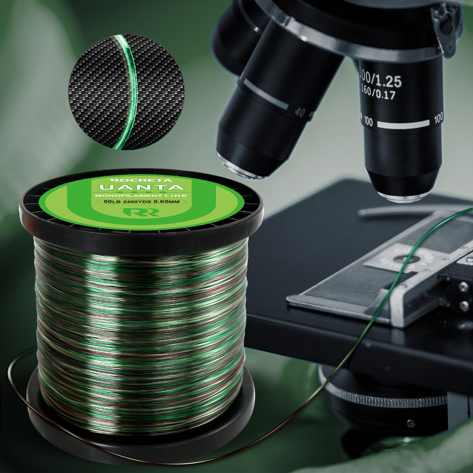 ROCRETA UANTA low-stretch feature emphasizes precise bite detection and quick response.