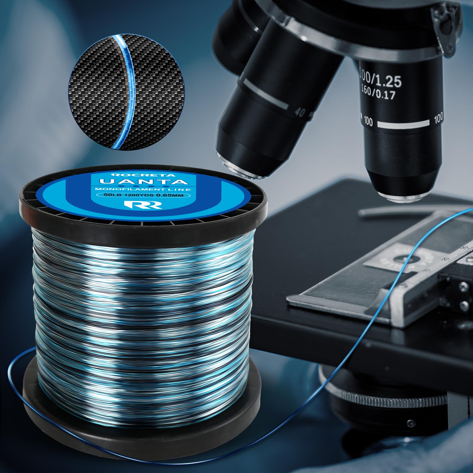 ROCRETA UANTA smooth casting surface enables easier, farther casts.