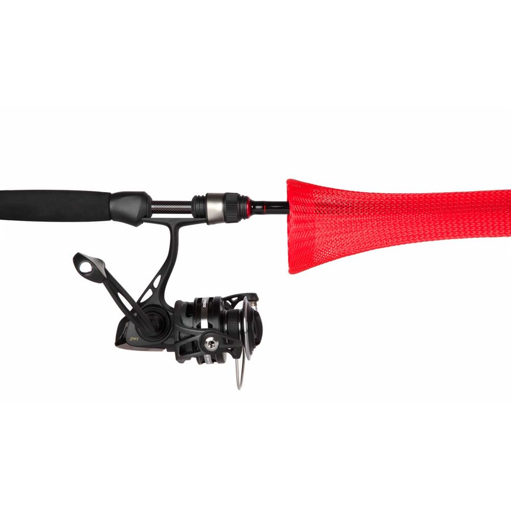 The Rod Glove RGS55RD glove application secures the rod for easy transport and protection.