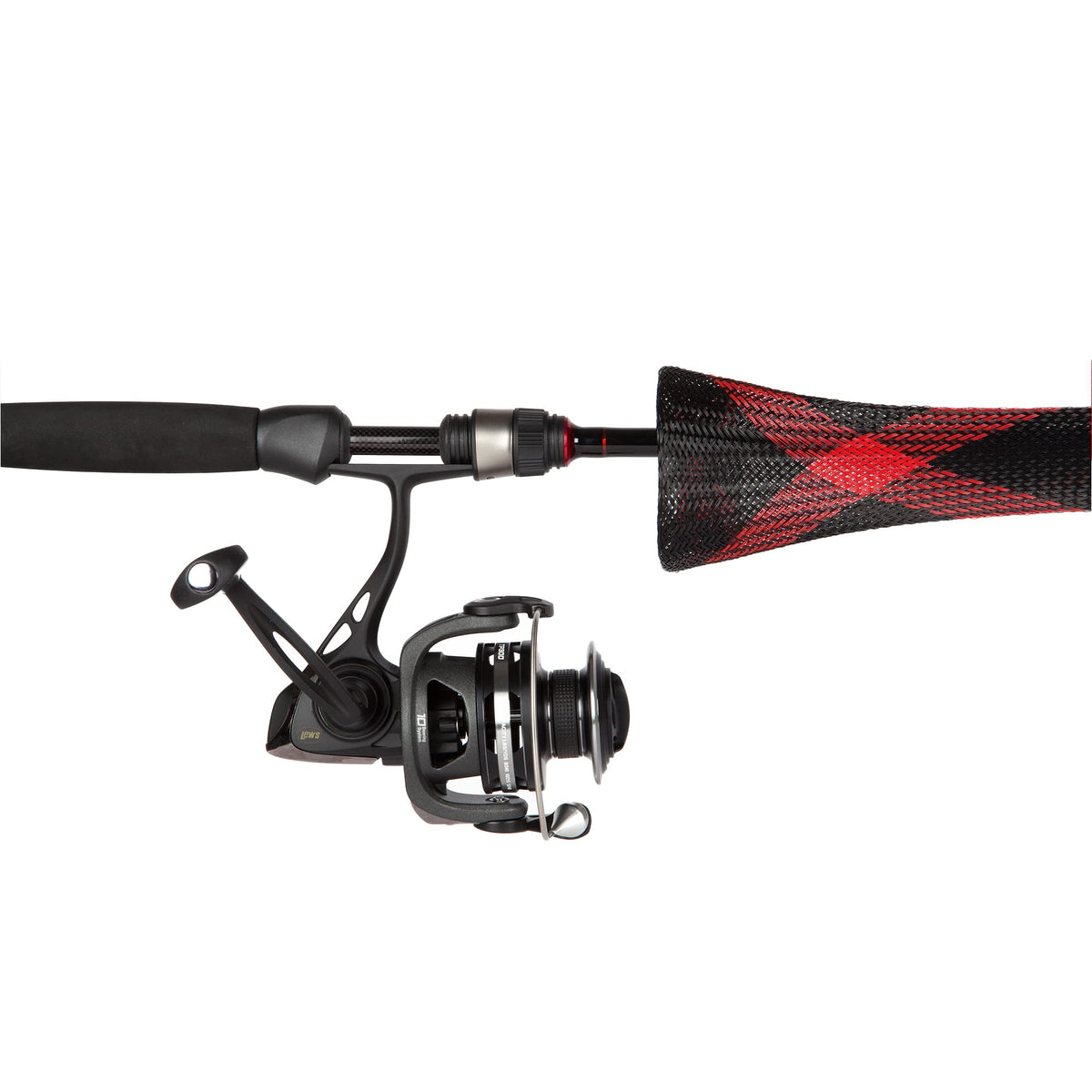 The Rod Glove XL Spinning rod cover protects long spinning rods during transport.