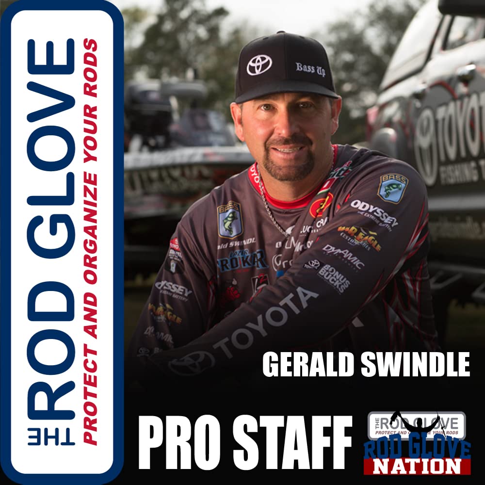 The Rod Glove XL Spinning uses tapered tips for snug protection.