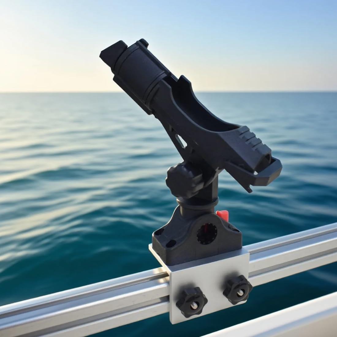 Easy installation: bracket slides into compatible boat track