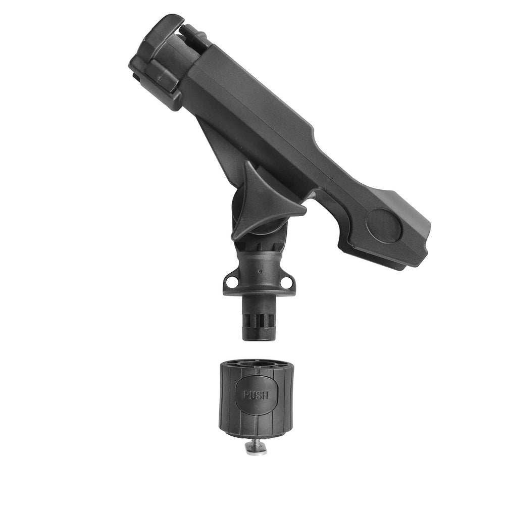 Rod holder made from UV stabilized fiberglass reinforced nylon