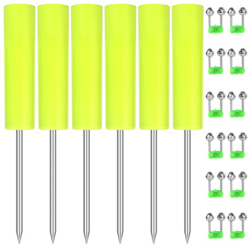 6-piece Fishing Rod Holders Ground Stake set for bank or beach fishing