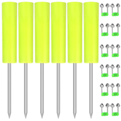 6-piece Fishing Rod Holders Ground Stake set for bank or beach fishing