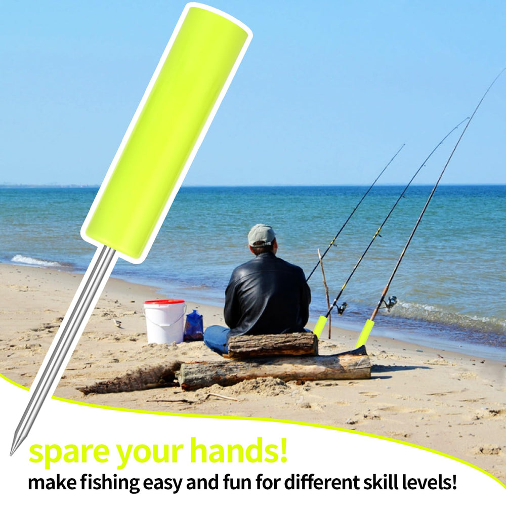 Sturdy ground stand set up on sand