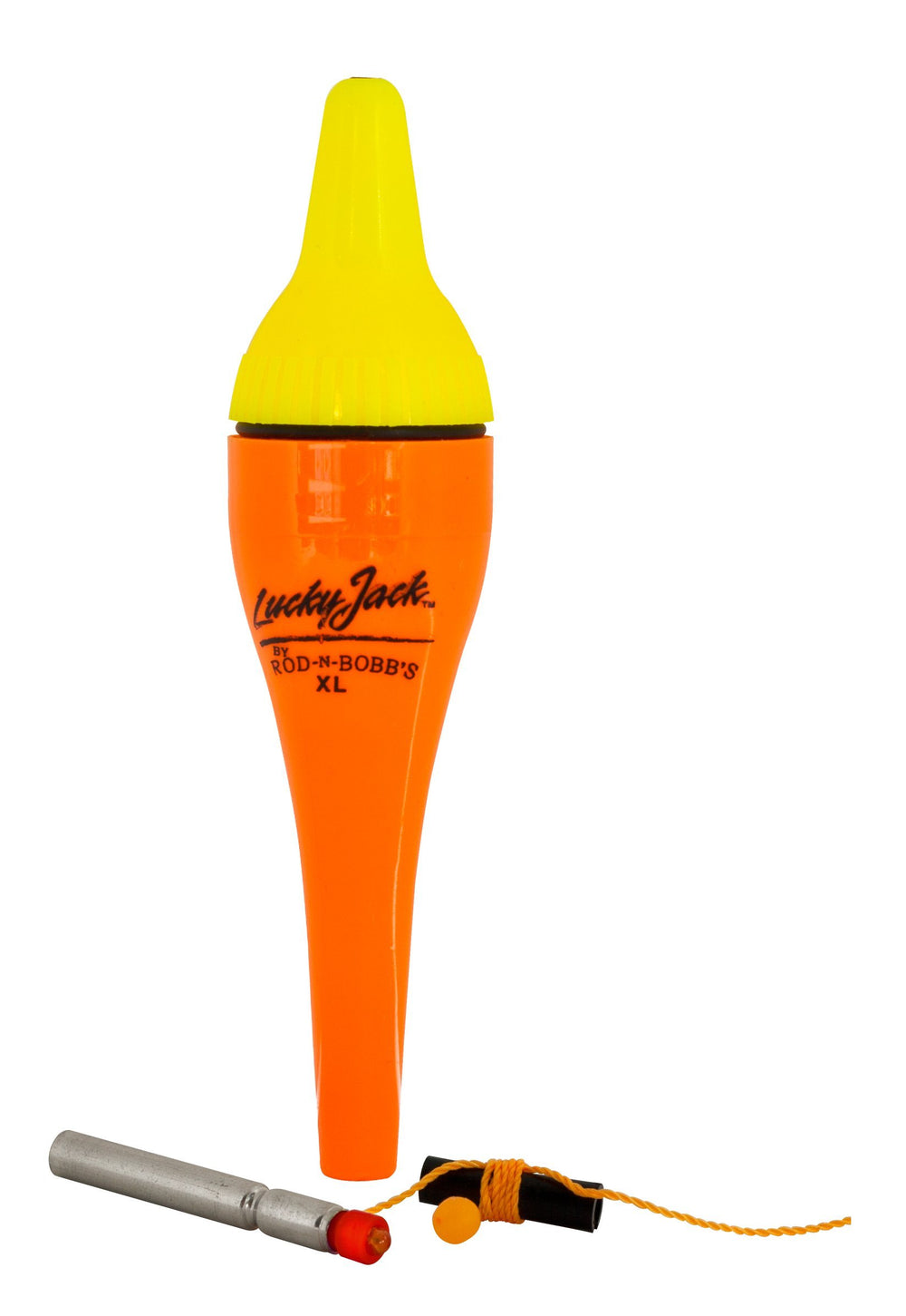 Rod-N-Bobb's LuckyJack Bobber red glow for night visibility