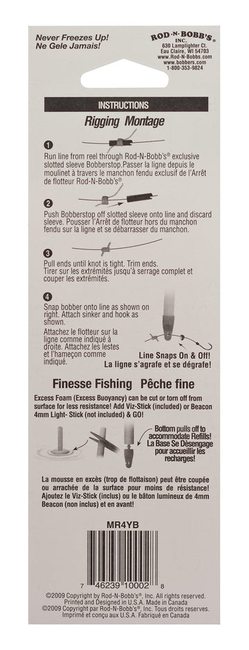 Rod-N-Bobb's Mr Ice Bobber helps track line movement on cold lakes.