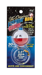 Rod-N-Bobb's Original Glow Rig on display, ready to attach.