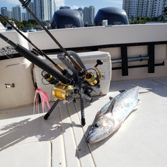 Rod-Runner Express 3 Rod Carrier gray durable ABS construction withstands harsh environments.