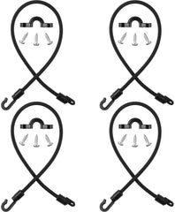 4-piece 12 inch rod strap holder for boat or kayak, deck mount