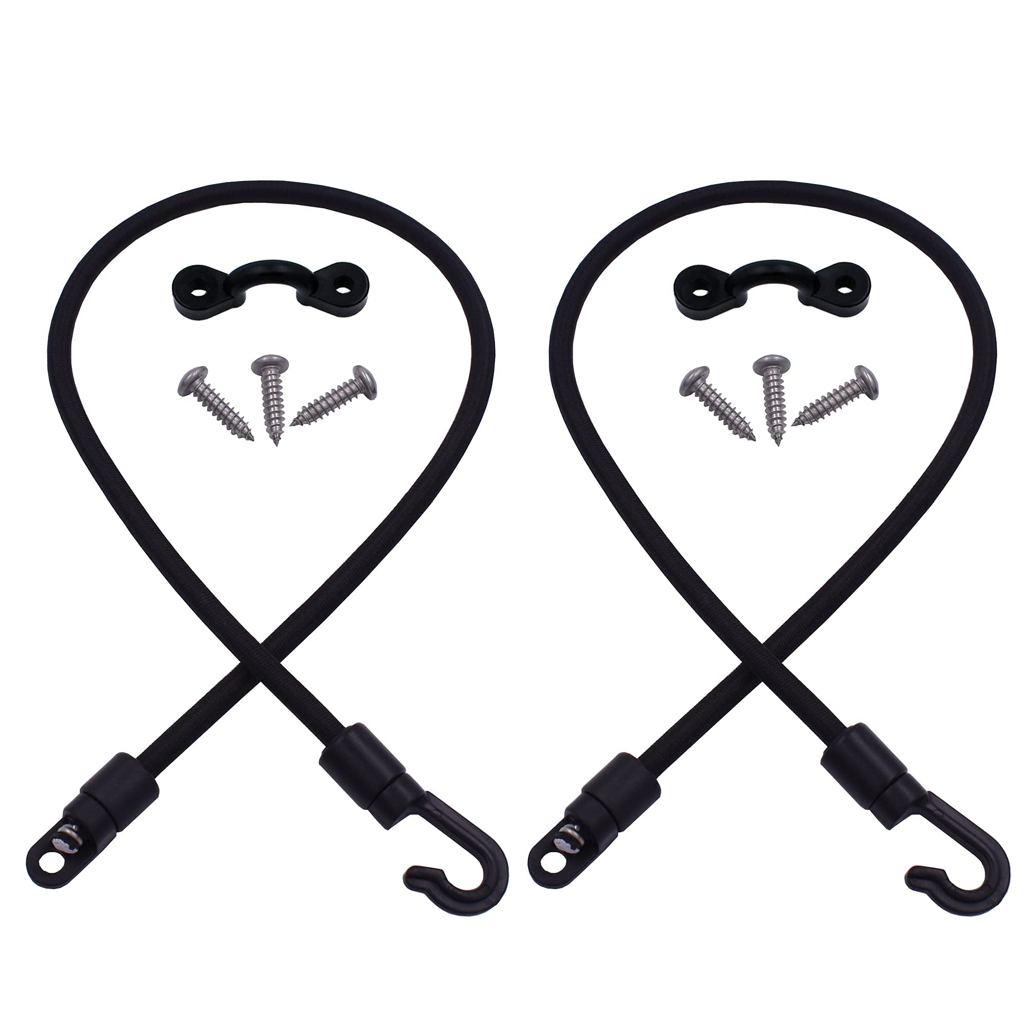 Rod Tamer Strap Holder on deck mount, 18 inch length