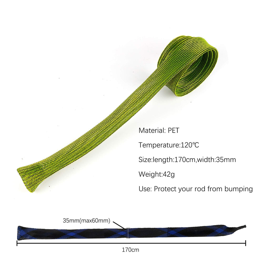 Close-up of PET mesh material with color variants