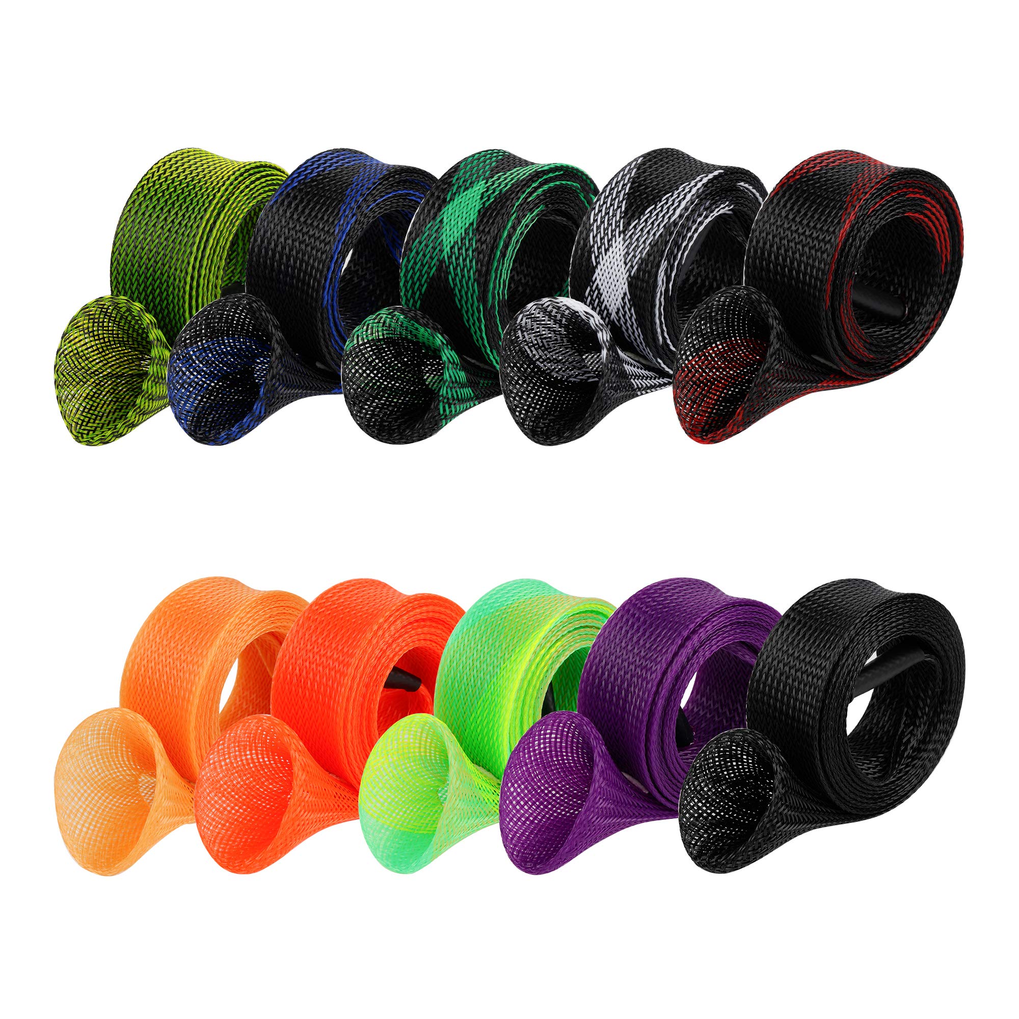 Breathable PET fishing rod sleeves for all-around protection