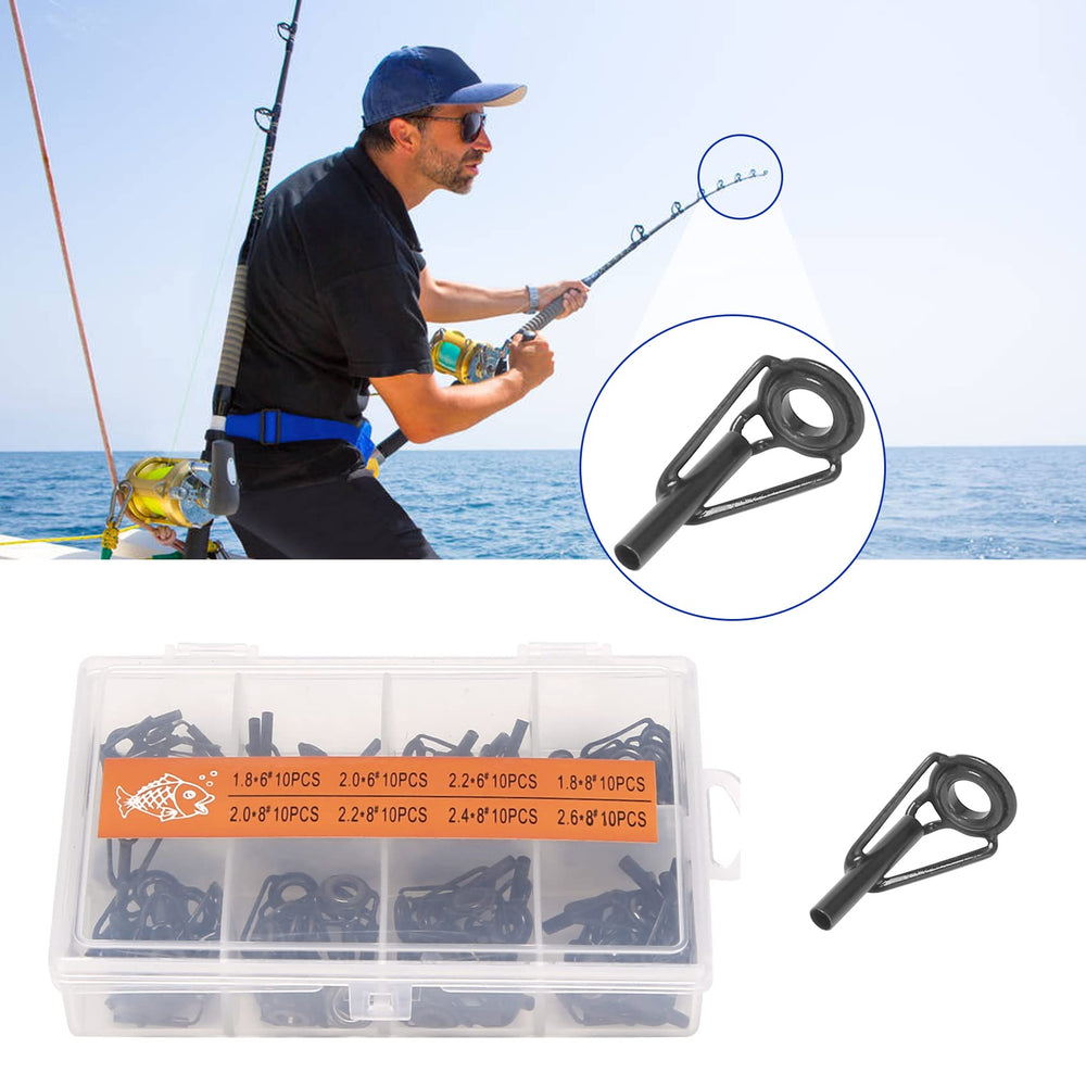 Assorted rod tip sizes 1.6mm to 3.8mm inner diameter for versatile repairs